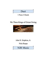 We Three Kings of Orient Swing piano sheet music cover
